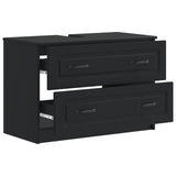 Bathroom Sink Cabinet UTRECHT Black 82 x 41x 56 cm 897676