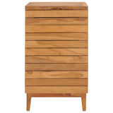 Laundry Basket 40x40x70 cm Solid Teak Wood 289076