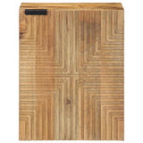 Bathroom Hanging Cabinet Brown 38x33.5x48 cm Solid Wood Mango 4017740