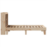 Bed Frame without Mattress 100x200 cm Solid Wood Pine 3308849