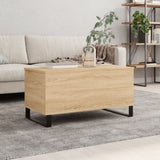 ZNTS Coffee Table Sonoma Oak 90x44.5x45 cm Engineered Wood 830983