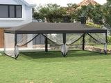 Folding Party Tent with Sidewalls Anthracite 3x6 m 93551