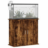 Aquarium Stand Smoked Oak 81x36x73 cm Engineered Wood 833628