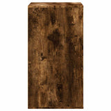 Corner Chest of Drawers Smoked Oak 60x41x76 cm Engineered Wood 852874