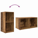 TV Cabinet Set Wall-mounted 3 pcs Brown Engineered Wood 3393252