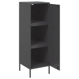 Highboard Black 36x39x113 cm Steel 843006
