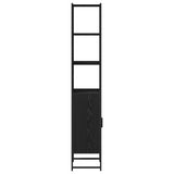 Bathroom Cabinet Black oak 33 x 33 x 185.5 cm Engineered Wood 862240
