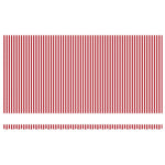 Retractable Awning Manual Red and white 600 x 300 cm Fabric 3331610