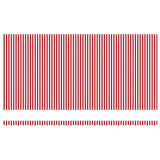 Retractable Awning Manual Red and white 600 x 300 cm Fabric 3331610