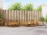 Outdoor Sofa Set 7 pcs Natural Solid Acacia Wood 3367872
