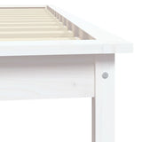 820527 Bed Frame without Mattress White 90x200 cm Solid Wood