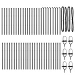 Fence Post Other 52 pcs Grey 3.2 x 3.2 x 100 cm Steel 3350132