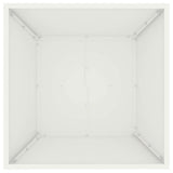Garden Planter 5 pcs White 50 x 50 x 15 cm Cold-rolled Steel 873827