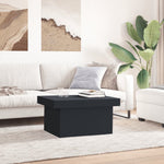 ZNTS Coffee Table Black 100x55x40 cm Engineered Wood 840871