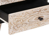 Bedside Cabinet 2 pcs White 40 x 33.5 x 46 cm Solid Mango Wood 4018367