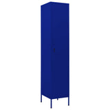 Locker Cabinet Navy Blue 35x46x180 cm Steel 336253