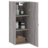 Wall Mounted Cabinet Grey Sonoma 34.5x34x90 cm 828834