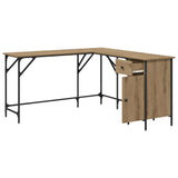 Desk Artisan Oak 141 x 141 x 75 cm Engineered Wood 882876