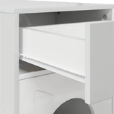 Cat House Gloss White 72 x 42.5 x 70 cm Engineered Wood 8000684