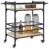 Kitchen Trolley Sonoma Oak 82x40x78.5 cm Engineered Wood 842362