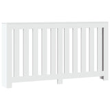 ZNTS Radiator Cover White 149x20x82 cm Engineered Wood 852744