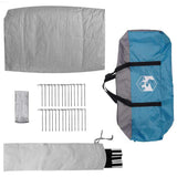Tunnel tent with Roof Blue 410 x 285 x 198 cm Taffeta 42001179
