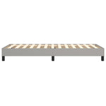 Box Spring Bed Frame Light Grey 90x200 cm Fabric 3120484