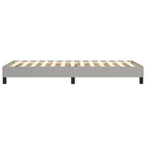 Box Spring Bed Frame Light Grey 90x200 cm Fabric 3120484