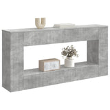 Console Table Concrete Grey 155 x 29 x 74 cm Engineered Wood 899889