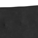 Chesterfield Bench Black 112 x 65.5 x 75 cm Velvet 42019291