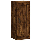 Wall Mounted Cabinet Smoked Oak 34.5x34x90 cm Engineered Wood 830505