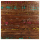 Table Top 70x70x2.5 cm Square Solid Wood Reclaimed 371070