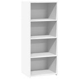 Highboard White 50x41x124 cm Engineered Wood 846397