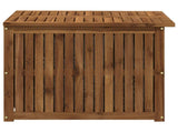 Garden Storage Box Solid Acacia Wood 70.5 x 68.5 x 53.5 cm 901395