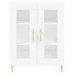 Highboard White 69.5x34x180 cm Engineered Wood 3189301