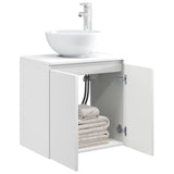 Wall-Mounted Sink Vanity White 49.5 x 41 x 64.5 cm 890392