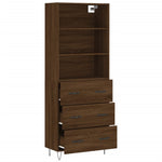 Highboard Brown Oak 69.5x34x180 cm Engineered Wood 3189380