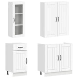 Kitchen Unit LUCCA 8 pcs White Engineered Wood 3438401
