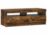LED TV Cabinet Smoked Oak Engineered Wood 897880