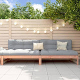 Garden Middle Sofas 2 pcs 120x80 cm Solid Wood Douglas 825721