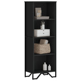 Bookcase Black 50x31x137.5 cm Engineered Wood 848609