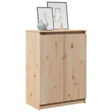ZNTS Sideboard 60x36x84 cm Solid Pinewood 808108