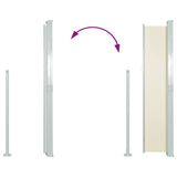 Retractable Side Awning 160 x 500 cm Cream 45461