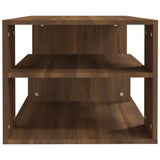 ZNTS Coffee Table Brown Oak 100x50x40 cm Engineered Wood 815842