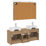 Bathroom Furniture Set 4 pcs Artisan Oak 3406822