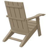 Garden Adirondack Chair Light brown Polypropylene Medium 364175