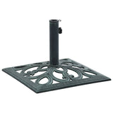 ZNTS Umbrella Base Green 12 kg 49 cm Cast Iron 47866