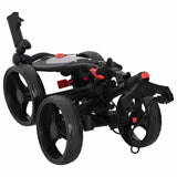 Golf Trolley with Seat Black Aluminium Foldable 42033589