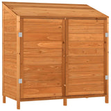 Garden Shed Brown 102x52x112 cm Solid Wood Fir 152185