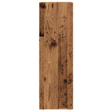 Bathroom Cabinet Old Wood 30x30x95 cm Engineered Wood 856061